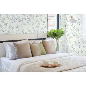 Red Barrel Studio® Aliyaha Peel & Stick Floral Wallpaper & Reviews